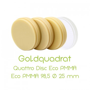 Composite-Disc Goldquadrat Quattro Disc Eco PMMA