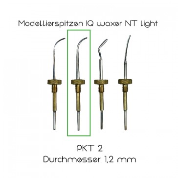 Yeti Modellierspitzen IQ-waxer NT light PKT 2