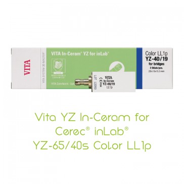 Vita YZ In-Ceram for Cerec® inLab® YZ-65/40s-LL1p