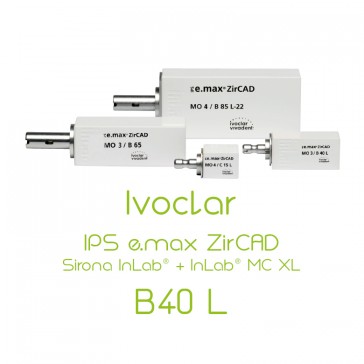 Ivoclar IPS e.max ZirCAD Sirona InLab® + InLab® MC XL - B40L