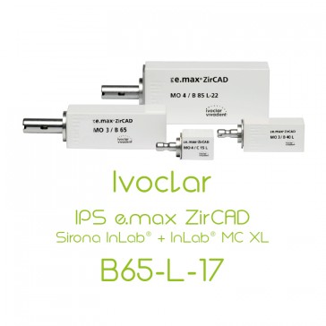 Ivoclar IPS e.max ZirCAD Sirona InLab® + InLab® MC XL - B65-L-17