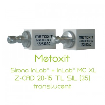 Metoxit Sirona InLab® + InLab® MC XL Z-CAD 20-15 TL SIL (35)