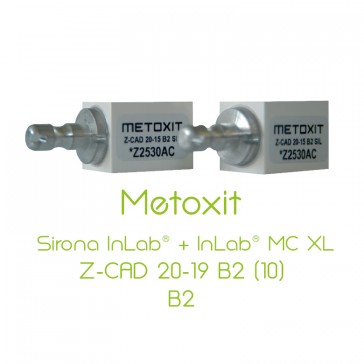 Metoxit Sirona InLab® + InLab® MC XL Z-CAD 20-19 B2 (10) 