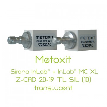 Metoxit Sirona InLab® + InLab® MC XL Z-CAD 20-19 TL SIL (10) 