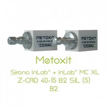 Metoxit Sirona InLab® + InLab® MC XL Z-CAD 40-15 B2 SIL (5)