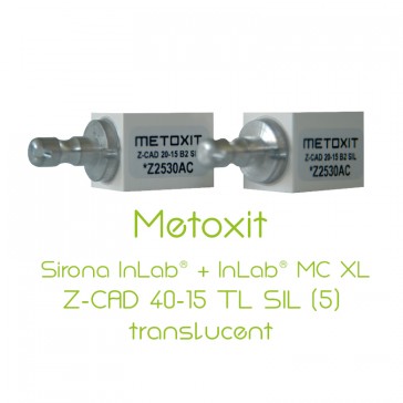 Metoxit Sirona InLab® + InLab® MC XL Z-CAD 40-15 TL SIL (5)