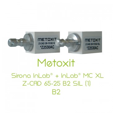 Metoxit Sirona InLab® + InLab® MC XL Z-CAD 65-25 B2 SIL (1)
