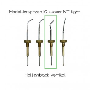 Yeti Modellierspitzen IQ-waxer NT light Hollenback vertikal