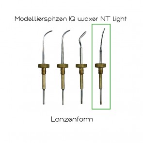Yeti Modellierspitzen IQ-waxer NT light Lanzenform