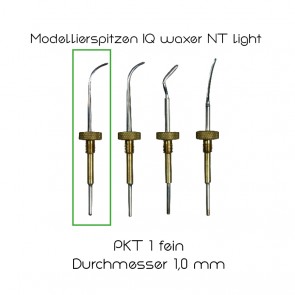 Yeti Modellierspitzen IQ-waxer NT light PKT 1 fein 