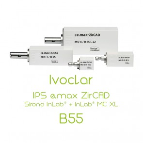 Ivoclar IPS e.max ZirCAD Sirona InLab® + InLab® MC XL - B55