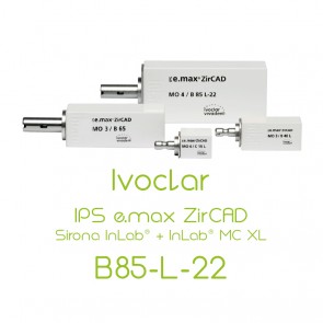 Ivoclar IPS e.max ZirCAD Sirona InLab® + InLab® MC XL - B85-L-22