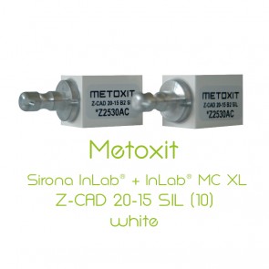 Metoxit Sirona InLab® + InLab® MC XL Z-CAD 20-15 SIL (10) 