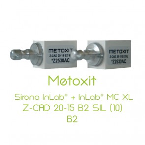 Metoxit Sirona InLab® + InLab® MC XL Z-CAD 20-15 B2 SIL (10)