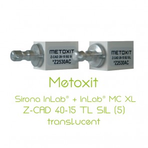 Metoxit Sirona InLab® + InLab® MC XL Z-CAD 40-15 TL SIL (5)